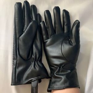 Pleather gloves !
